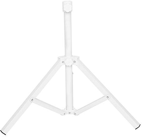 Wandisy Schirmständer Sonnenschirm, Sonnenschirmständer, Faltender Sonnenschirm-Stand dreieckige Eisen-Stand-Stützbasis Sonnenschirm Halterung Balkon für Strand-Garten-kampierendes Fischen