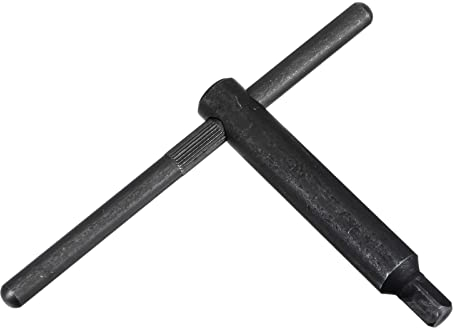 sourcing map Drehfutterschlüssel 12mm Vierkantschlüssel Schlüssel Werkzeug für CNC Fräser Gravur Fräsmaschine (L150x220mm)