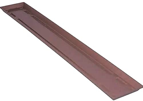 BricoLoco - Vassoio per fioriera in plastica PVC, base per drenaggio e ritenzione dell'acqua, colore: elegante Pierra Macchiata, tre misure (1, 100 cm)