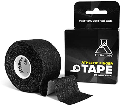 Friction Labs Bande de Doigt Athlétique - Strap Doigt Sport & Escalade - Finger Tape en Oxyde de Zinc 3,8 cm - Grip Tape Résistant & Facile à Déchirer - Protection Doigt JJB, MMA, Haltérophilie