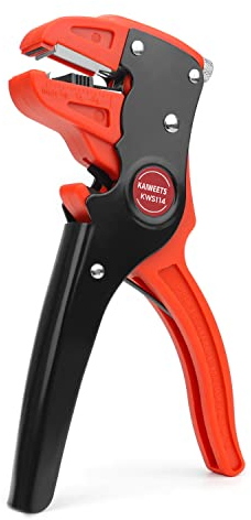 KAIWEETS Insulated Wire Stripper, Adjustable Cable Stripping Tool Eagle Beak Design, Professional Wire Cutter for Stranded Wire Industrial, Home Appliance, and Automotive Electrical Repair