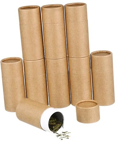 Garneck 100stücke Kraftpapier-boxen Für Ätherische Öle Tee Kosmetik Und Multifunktionale Verpackungslösungen Stabiler Pappe Pro Box Und