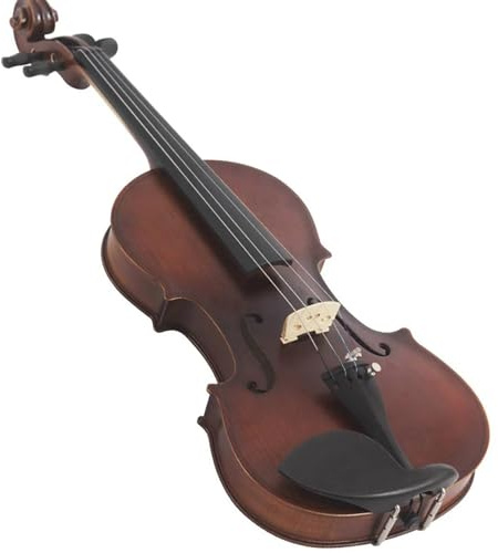 violino per principianti Set Di Violini 4/4 Con Custodia Violini In Legno Massello Kit Per Principianti Di Strumenti Musicali Arco Di Violino Corde Di Stoffa Per Pulizia