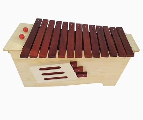 Bass-Xylophon, 13 Töne, Klangmodifikation, Box-Typ Perkussionsinstrument
