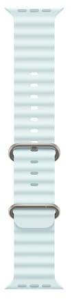 Apple Watch Band - Ocean Band - 49 mm - frostblå - En storlek (passar de flesta)