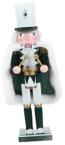 CAXUSD Schiaccianoci Natalizio in Legno Statuetta Soldato Con e Decorazione Da Tavolo Per Feste Di Natale