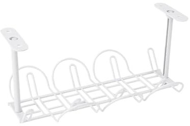 Bandeja Portacables Bajo La Mesa Bandeja de gestión de cables de escritorio, soporte for colgar debajo de la Mesa, estante de almacenamiento de regleta for oficinas, organizador de cables for sala de