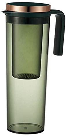 Jarra de Bebidas Tapa 1, 2 L Resistente al Calor para Agua | Abs As Silicona, Uso para Té y Agua Fría, Adecuado para Picnic y Barbacoa