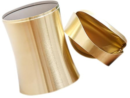 PartyKindom Poubelle De Table Acier Inoxydable Avec Couvercle Petite Poubelle Pour Bureau Et Salle De Bains De Comptoir