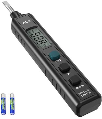 HANMATEK Detector De Voltaje Sin Contacto 4 En 1 NCV LCD 12-300V Linterna