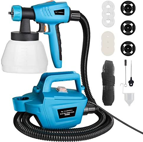 Tilswall 800W Valla Pulverizador de Pintura Pro (Azul Cielo)