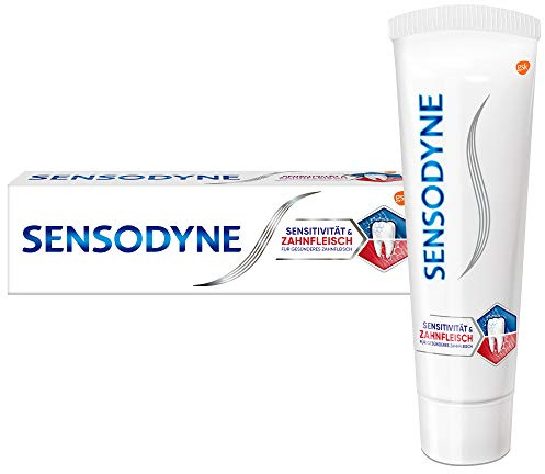 SENSODYNE Sensitivität und Zahnfleisch, tägliche Zahnpasta mit Fluorid, 1x75ml, bei schmerzempfindlichen Zähnen