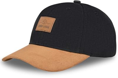 Johnny Urban Cap Herren & Damen Schwarz Braun - Dean - Basecap Kappe für Männer & Frauen - Stylische Snapback Caps - Größenverstellbar