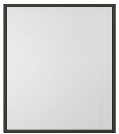 Windhager Insektenschutz Rahmenfenster Pop-Up Screen - 100 x 120 cm - anthrazit - Fliegengitter Fenster mit Rahmen, Fliegenschutzgitter, Mückenschutz, Mückengitter Fenster - flexibel und kürzbar