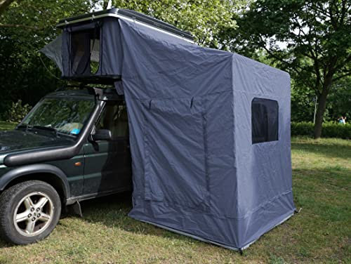 Prime Tech Vorzelt zum Autodachzelt Nevada-Serie (grau)