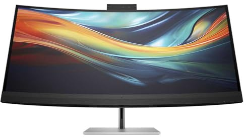 HP 740pm Series 7 Pro - Monitor LED - Curvo - 101,6 cm (40) - 5120 x 2160 WUHD @ 60 Hz - IPS - 300 CD/m² - 1000:1-5 ms - 2 Thunderbolt 3, HDMI, DisplayPort - Altavoces - Negro, Plata