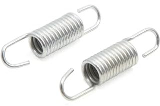 TUCKBOLD 2pcs 6cm Length Silver Tone Brake Pedal Return Spring for Motorbike Automotive Parts