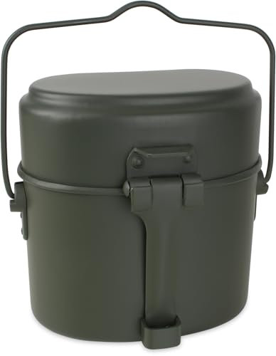 Storfisk fishing & more Aluminium Kochgeschirr Outdoor Kochset 3-TLG. nach Bundeswehr TL