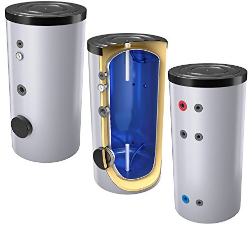 300 L Warmwasserspeicher ohne Wärmetauscher inkl. Isolierung