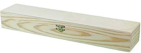greca Scatola rettangolare in legno. In grezzo, per dipingere. Ideale per pennelli. Dimensioni esterne (larghezza x profondità x altezza): 35 x 7 x 5 cm.