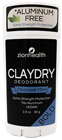 Zion - Clay Dry Bold Deodorant Charcoal Mint - 2.8 oz. (80 g)