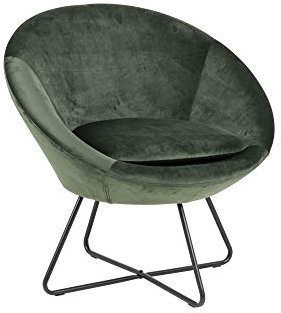 PKline Sessel Cenna tannengrün schwarz Polstersessel Wohnzimmer Clubsessel Lounge