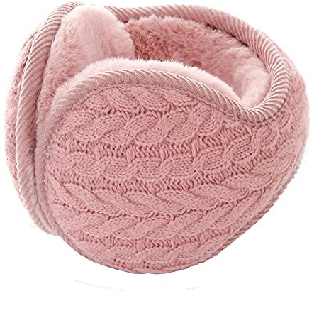 KQueenStar Direct Ear Muffs Women - Winter Earmuffs Adjustable Classic Fleece Ear Muffs Ear Warmer Soft Warm Windproof Plush Outdoor Skiing Ear Warmers for Women