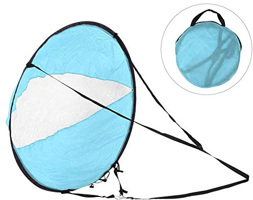 Keenso Wind Segel, Robuste Klappkajak, transparentes Fenster, Wassersport Zubehör für Kajak, Kanu, Boot, Wassersport