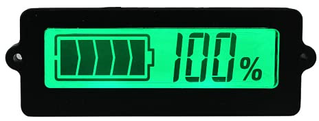 DollaTek LY6N 12V-96V Blei-Säure-Batterie 3S-15S Lithiumbatterie Digitale Batteriekapazitätstester, Batterieanzeige Prozentanzeige mit LCD-Display - Grüne Hintergrundbeleuchtung