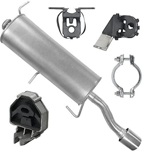 Adamot Endschalldämpfer Auspuff Endtopf für Peugeot 307 CC 2.0