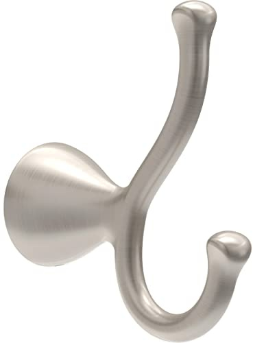Delta ARV35-DN Arvo Double Towel Hook Bath Hardware Accessory in Brushed Nickel