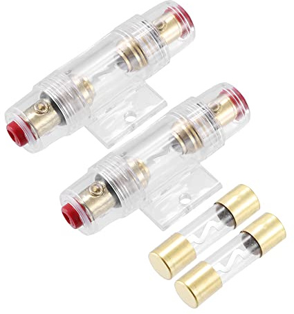 A ABSOPRO Porte-Fusible AGU en Ligne 40A 2pcs pour Voiture Etanche ABS