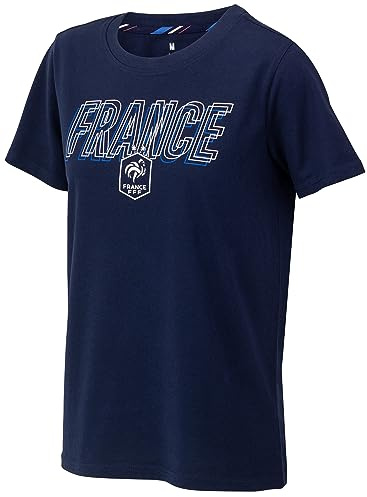 FFF T-shirt dam - officiell kollektion av det franska fotbollslaget, Färg: blå, L