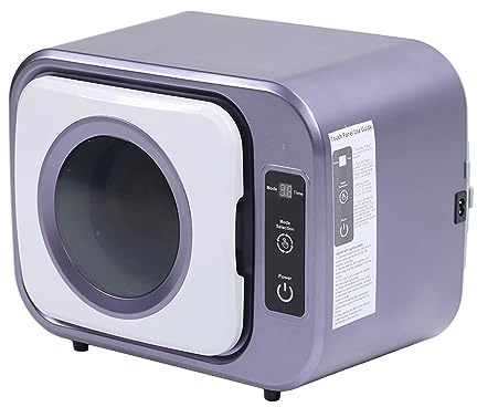 BAOFUYA Mini Sèche-Linge ventilé Compact 300 W, 3 Sèche-Linge de Table Autoportants Réglables pour Appartements, Dortoirs, Camping-Cars (Purple)