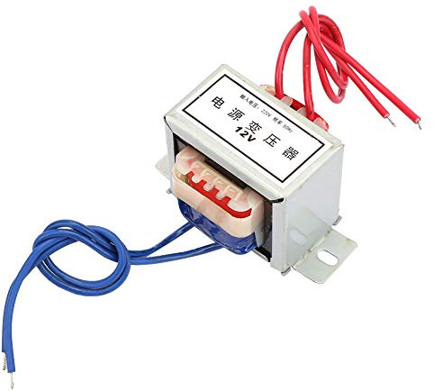 Hyuduo AC 12V Transformador de Potencia único 12W Voltaje de Salida 220V Entrada 50Hz Convertidor de Energía Eléctrica