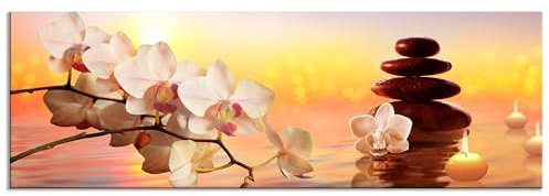 decomonkey - Tableau Acoustique Nature 120x40 1 Pièce - Impression sur Toile Décoration Maison Isolation Peinture Image Phonique Déco Bureau Panneaux Acoustiques