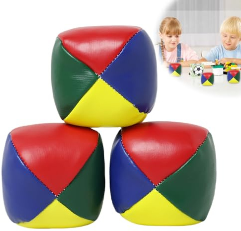 Juggling Balls for Adults Beginners Children Set of 3 Durable Soft Juggling Balls for Learning Circus Toy, Skill Development, Easy Grip and Comfortable for Practice, Perfect for Fun and Learning