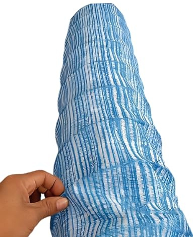 HKSDKABOP Tubes d'égout perforés au Sol à pénétration Douce, Tuyau de Drainage Bleu de 2 Pouces, 1 m à 10 m(10m/32.8ft)