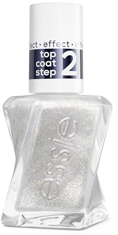 gel by essie Gel Couture Nagellack, Professioneller Top Coat mit Gel-Glanz-Finish & bis zu 15 Tage Halt, Farbe: Diamond Dust, 13,5 ml