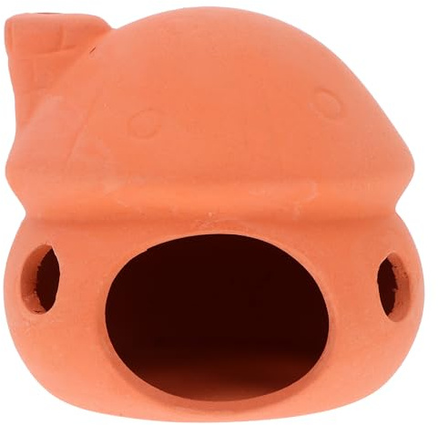 TOGEVAL Nichoir en Argile Nid de Reproduction et Couchage Doux pour Petits Oiseaux et Perroquets pour Élevage et Usage Domestique