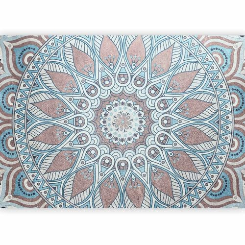murando - Carta da Parati Moderna per Soggiorno, Mandala, 350x256 cm | Fotomurali in TNT, Decorazione da Muro XXL, Poster Giganti da Parete, Orient, Produzione Europea