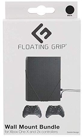Xbox One X Wall Mount by Floating Grip Bundle (149-161B-BU)