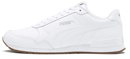 Puma unisex - vuxen ST Runner Leather Adult Sneakers, V2 WHITE-GRAY VIOLET, 37.5 EU