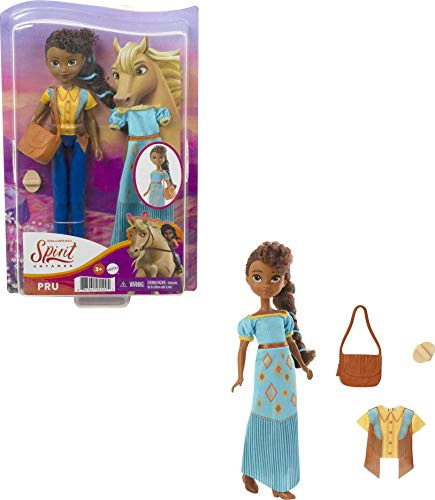 Dreamworks Spirit Spirit Pru Muñeca articulada con ropa y accesorios de moda