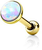 beyoutifulthings Knorpel Ohr-stecker Opal-Design Stein 3/4/5mm viele Farben Cartilage Piercing-s Tragus Labret Edelstahl Schraub-Verschluss 1,2mm/6mm