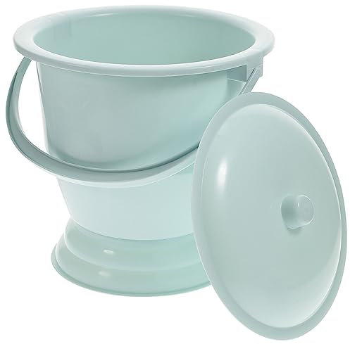 iplusmile Pot De Chambre Avec Couvercle Et Poignée Crachoir Intégré Bassin Urinoir Pour Adultes Unisexe Pour Maison