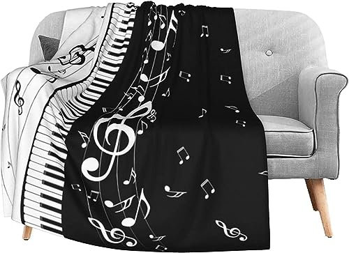 okoikfc Kuscheldecke Flauschig 220x240 cm 3D Schwarz Und Weiß Decke Fleecedecke - Wohndecke, Sofadecke XXL, Decke Couch Blanket, Kuscheldecke Große, Sofa überwurfdecke