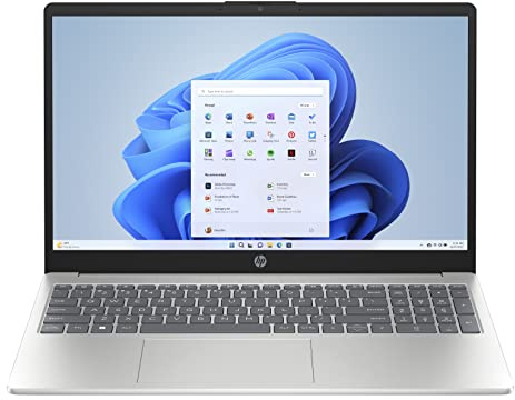 HP Ordenador portátil 15-fc0127nw | 15,6 Full HD | AMD Ryzen 3-7320U | 8GB RAM | 256GB SSD | Windows 11 Home | QWERTY Keyboard