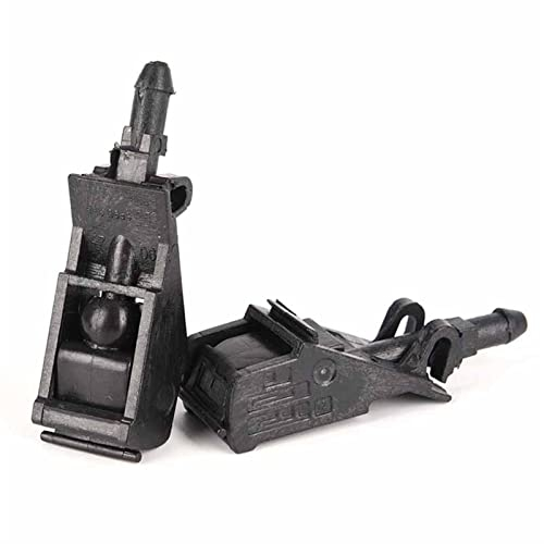 MObyat Scheibenwaschdüsen Kompatibel mit VW für Passat B5 1997 1998 1999 2000 2001 2002 2003 2004 2005 2 Stück Auto Scheibenwischer Jet Washer Düse Lüfter Wassersprühkopf