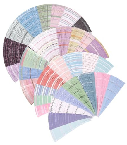 Operitacx 2160stücke Teiliges Origami Stern Papierstreifen Dekorative Bunte Papierstreifen in Vier Motiven Für Diy Bastelprojekte Scrapbooking Partydekoration Und Kreative Papierkunst